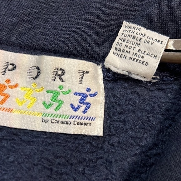 Carolina Colours Vintage 1/4 Zip Pullover Sweatshirt. Size Medium. - Picture 9 of 11